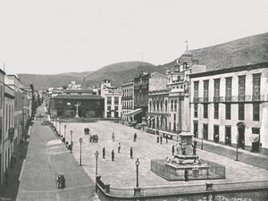 Plaza de la Candelaria, Santa Cruz de Tenerife, Kanarische Inseln, Spanien, 1895