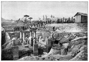 Pompeji, Italien, 1900