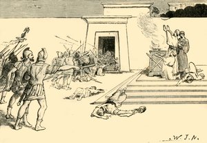 Pompejus im Tempel von Jerusalem, 1890 von Unbekannt