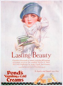 Ponds Cream Werbung, 1927