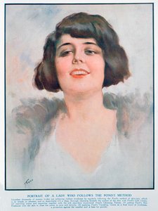 Ponds Cream Werbung, 1928