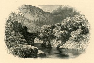 Pont Aberglaslyn, Nordwales, um 1890 von Unbekannt