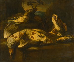 Jagd-Stillleben von Unbekannt