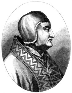 Papst Clemens IV. gestorben 1268, 1849