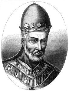 Papst Honorius III 1148-1227, 1849 von Unbekannt