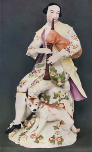 Porzellanfigur mit der Markierung WD-CO. Derby, um 1760 von Unbekannt