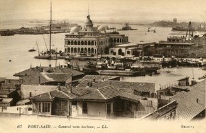 Port-Said. - Gesamtansicht des Hafens