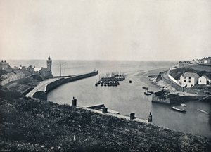 Porthleven - Der Hafen und Aussichtspunkt, 1895 von Unbekannt