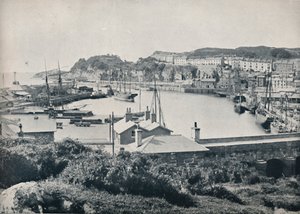 Portmadoc - Der Hafen und die Stadt, 1895 von Unbekannt