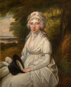 Porträt einer Dame der Osler-Familie, 1780-1800 von Unbekannt