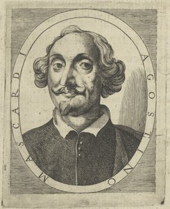 Porträt von Agostino Mascardi 1590-1640, um 1640-1650 von Unbekannt
