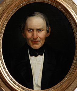 Porträt von Alexander Philippovich Smirdin 1795-1857, 1857