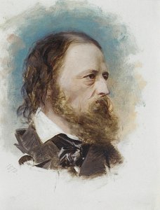 Porträt von Alfred, Lord Tennyson 1809-1892