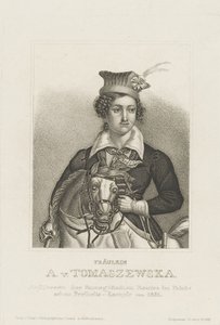 Porträt von Antonina Tomaszewska 1814-1883