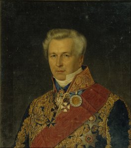 Porträt von Baron Leo Karlovich Bode 1787-1859, 1850er