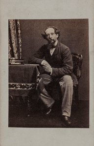 Porträt von Charles Dickens 1812-1870, 1860er Jahre