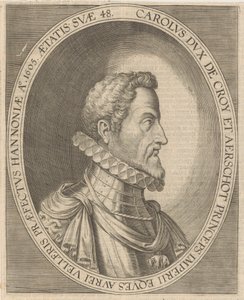 Porträt von Charles III de Croÿ 1560-1612 von Unbekannt