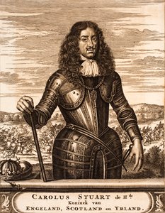 Porträt von Charles II. von England 1630-1685 Aus: Schauplatz des Krieges, 1675 von Unbekannt