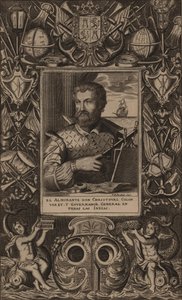 Porträt von Christoph Kolumbus, 1625 von Unbekannt