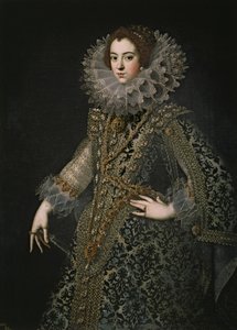 Porträt von Elisabeth von Frankreich 1602-1644, Königin von Spanien, um 1620 von Unbekannt