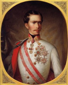 Porträt von Kaiser Franz Joseph I. von Österreich, ca. 1854 von Unbekannt