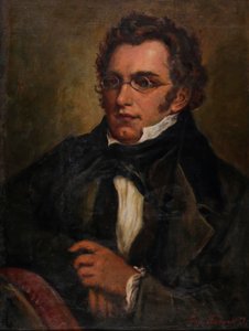 Porträt von Franz Schubert 1797-1828, ca. 1850
