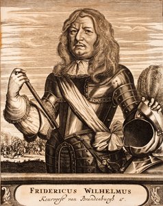 Porträt von Friedrich Wilhelm 1620-1688, Kurfürst von Brandenburg, Herzog von Preußen, 1675 von Unbekannt