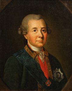 Porträt von Fyodor Ivanovich Wadkowski 1712-1783