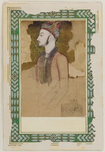 Porträt von Ibrahim Adil Shah II. von Bijapur von Unbekannt