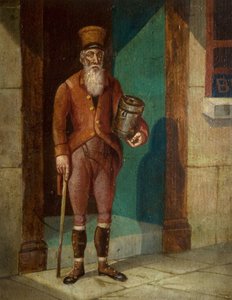Porträt von James Guidney, bekannt als Jimmy der Felsenmann, 1782-1866, [undatiert, frühes 19. Jahrhundert]