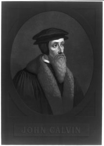 Porträt von Johannes Calvin 1509-1564, frühes 19. Jahrhundert von Unbekannt