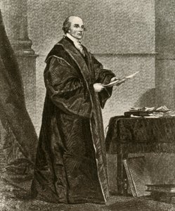 Porträt von John Jay in seiner Robe als erster Oberster Richter der Vereinigten Staaten, um 1780, 1937