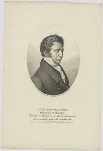 Porträt von Joseph Louis Gay-Lussac 1778-1850, ca. 1824 von Unbekannt