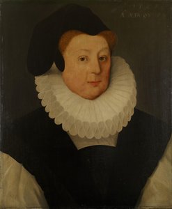 Porträt von Katherine, Lady Gresley, 1585 von Unbekannt
