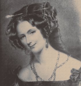 Porträt von Lady Catherine Caroline Montagu 1808-1834, Ehefrau von Graf Alexandre Joseph Colonna-Walewski, 1830er Jahre von Unbekannt