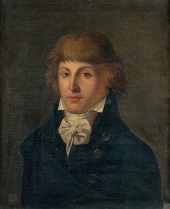 Porträt von Louis Antoine de Saint-Just von Unbekannt