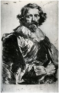 Porträt von Lucas Vorsterman, 1627-1632
