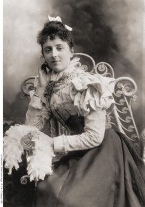 Porträt von Lucy Maud Montgomery 1874-1942, 1891