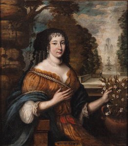 Porträt von Madeleine de Scudéry von Unbekannt