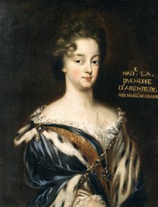 Porträt von Maria Enrichetta del Carretto 1671-1744, Marchesa de Grana e Savona, um 1700 von Unbekannt
