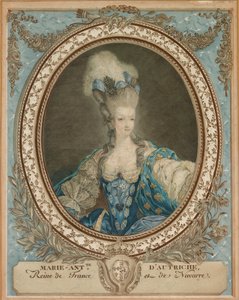 Porträt von Marie Antoinette 1755-1793, zweite Hälfte des 18. Jahrhunderts