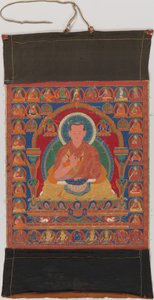 Porträt von Munchen Sangye Rinchen, dem achten Abt des Ngor-Klosters, späte 16. Jahrhundert von Unbekannt