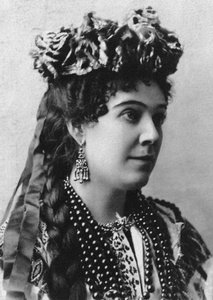Porträt von Nadezhda Ivanovna Zabela-Vrubel