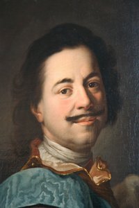 Porträt von Peter dem Großen von Unbekannt