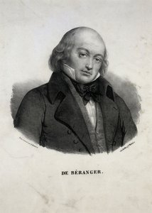 Porträt von Pierre-Jean de Béranger 1780-1857 von Unbekannt