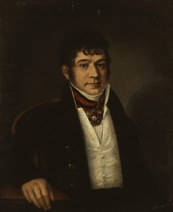 Porträt von Platon Bogdanovich Ogarev