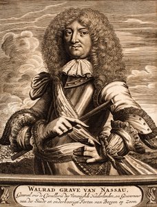 Porträt von Prinz Walrad von Nassau-Usingen 1635-1702 aus: Schauplatz des Krieges, 1675