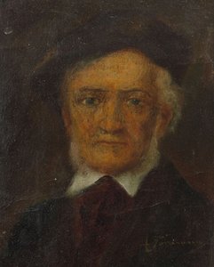 Porträt von Richard Wagner 1813-1883, zweite Hälfte des 19. Jahrhunderts von Unbekannt