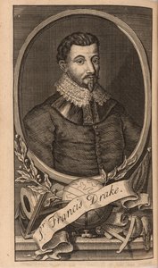 Porträt von Sir Francis Drake, 1741