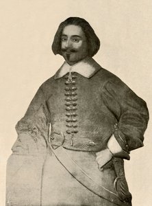 Porträt von Sir John Leverett, in Buffcoat und einfacher Soldatenbinde, 1640-1660, 1937 von Unbekannt
